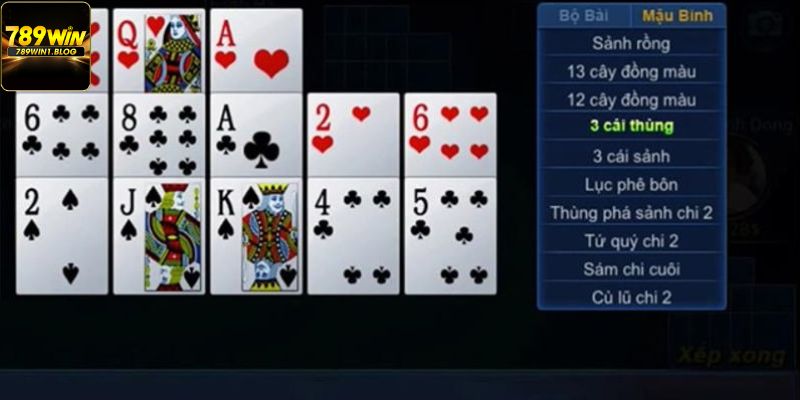 Mậu Binh 789Win - Hướng Dẫn Cách Chơi Chuẩn Nhất Hiện Nay 3 Chia sẻ luật chơi chuẩn đến với cược thủ